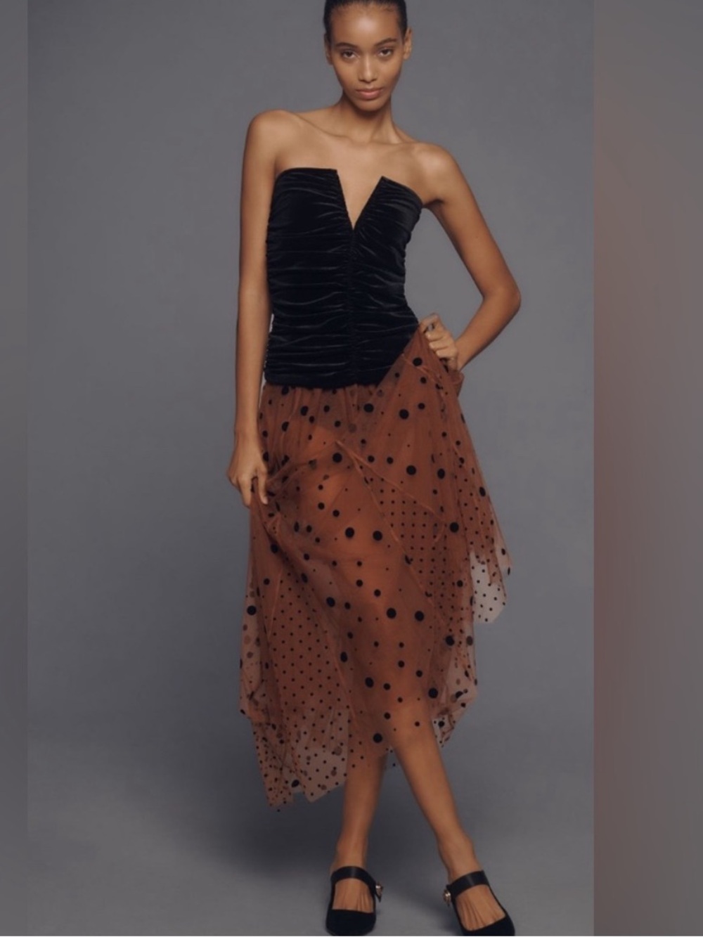 Maeve Sheer Tulle Maxi Skirt from Anthropologie XS NWOT